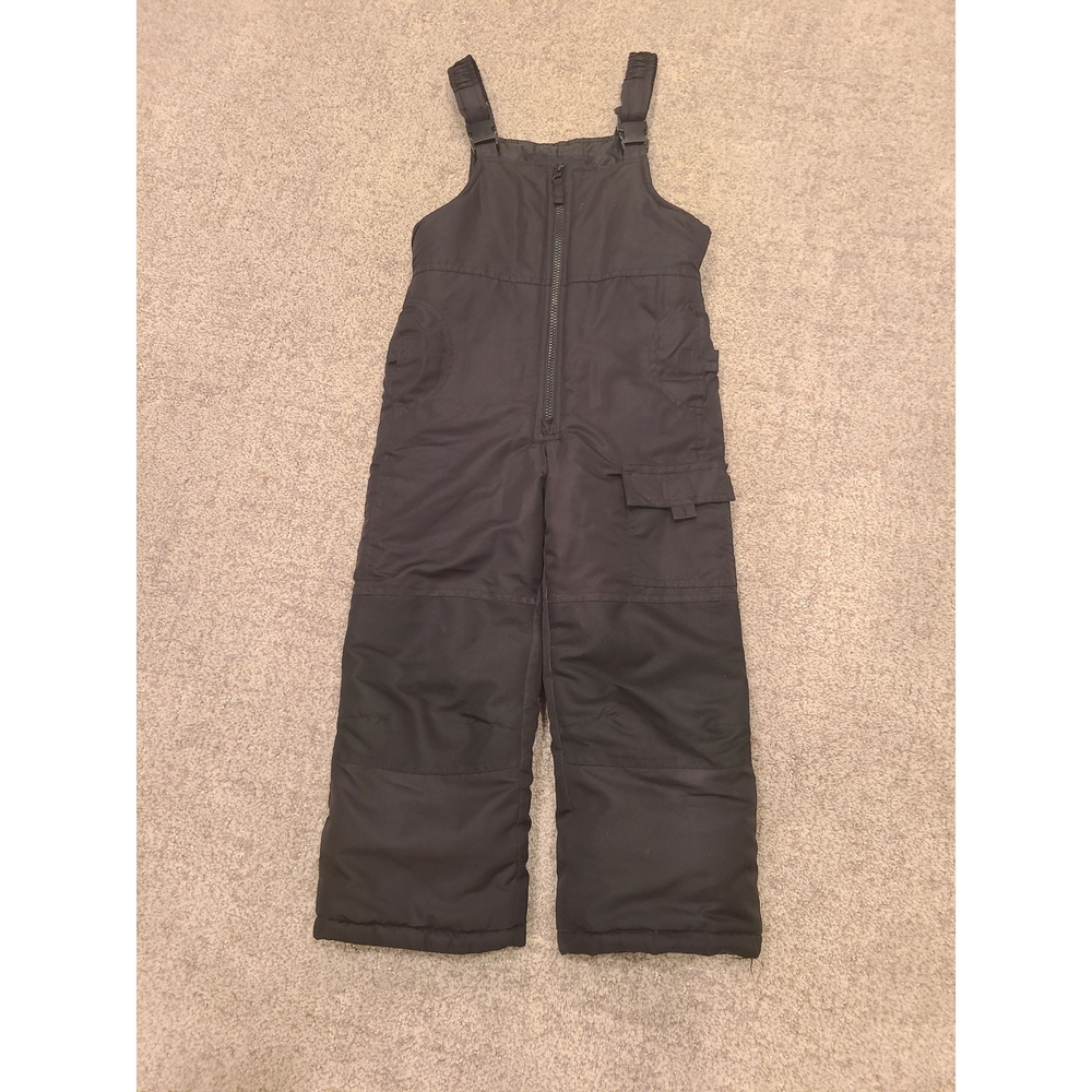 London Fog Kids Black Snow Bib